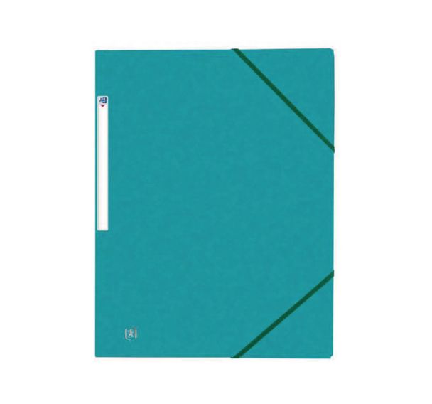 Chemise élastique 3 rabats top file A4 390g - Oxford