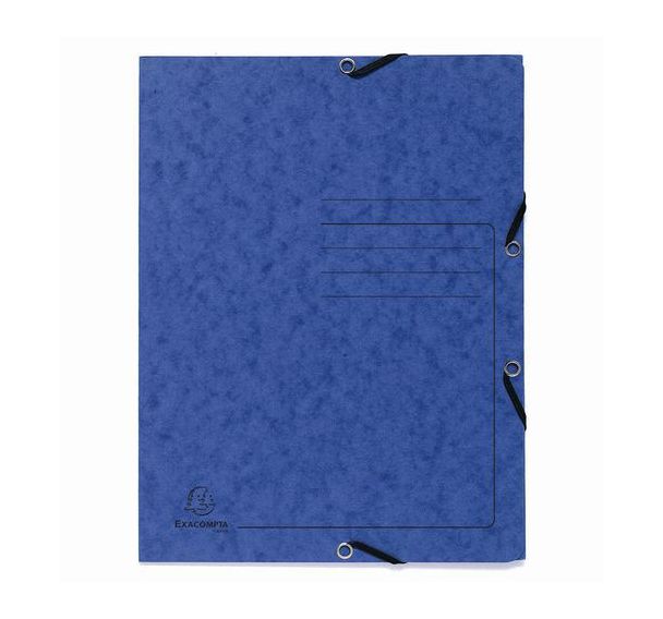 Chemises à 3 rabats + élastique homogènes - Exacompta