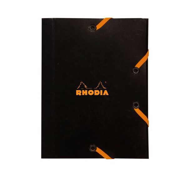 Chemises à élastique 3 rabats 12 x 16 cm - Rhodia