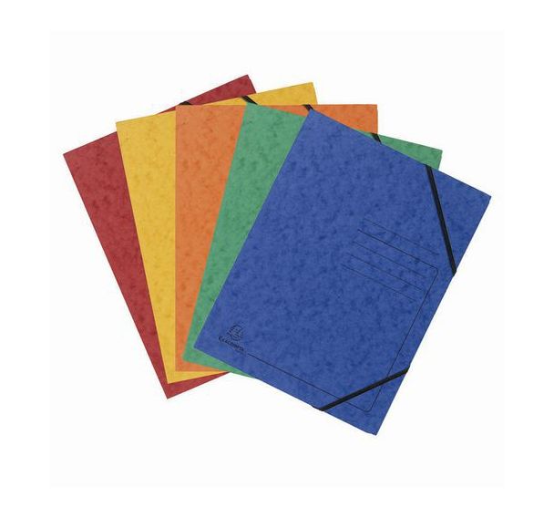 Chemises sans rabat à élastique A4 lustrée - Exacompta