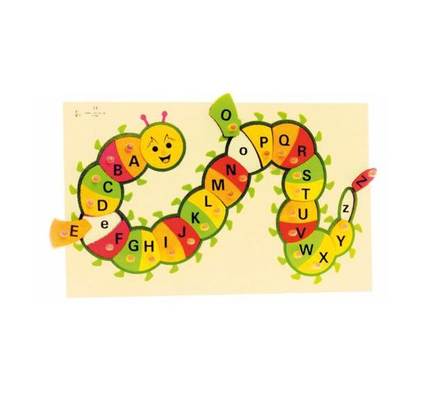 Chenille alphabet
