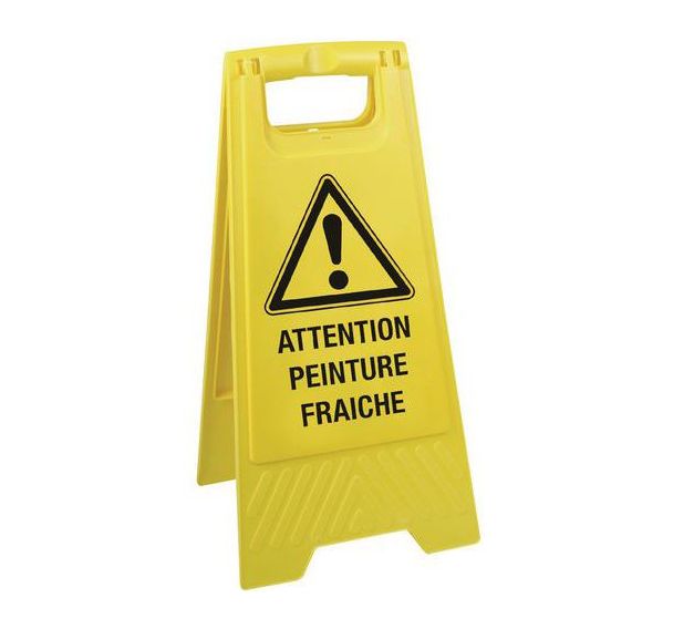 Chevalet Attention peinture fraîche