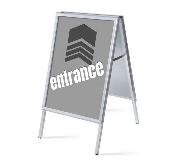 Chevalet complet Entrée - Anglais - Showdown Displays