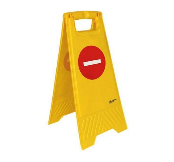 Chevalet de signalisation - Pictogramme Entrée interdite