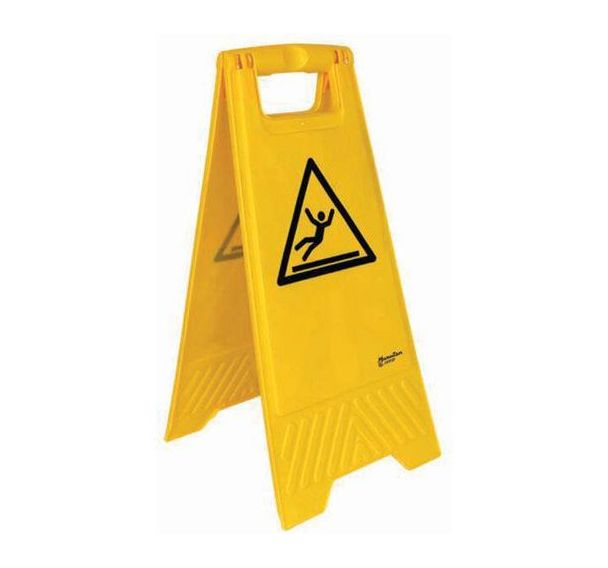 Chevalet de signalisation - Pictogramme Sol glissant