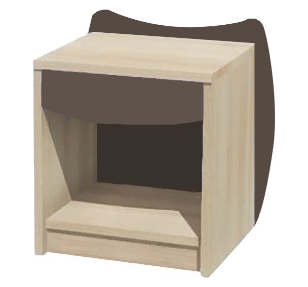 Chevet 1 tiroir Forma 40x44,5x35 cm