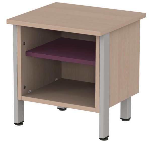 Chevet Cubik caisson 1 étagère Mobidecor