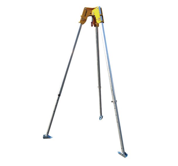 Chèvre-tripode télescopique en aluminium - Force 250 à 2000 kg