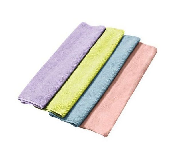 Chiffon microfibre multi-usages - 38x36cm - Lot de 4