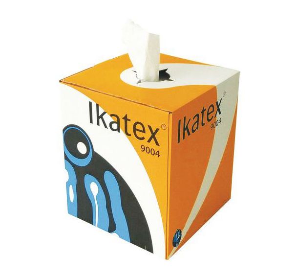 Chiffon non-tissé - Boîte distributrice 500 formats - Ikatex - Blanc