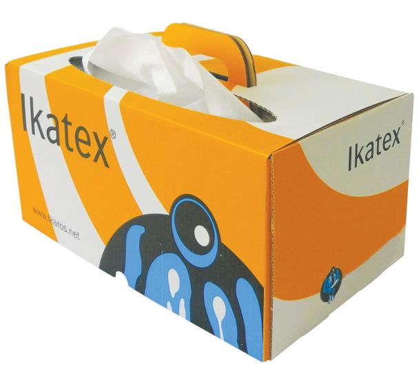Chiffon non tissé - Boîte distributrice feuille à feuille - 200 formats Ikatex