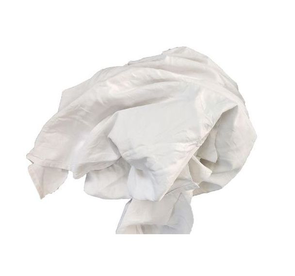 Chiffons en coton de draps blancs 50-80 cm - Manutan Expert