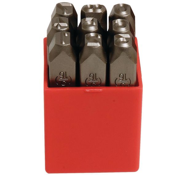 Chiffre à frapper - Boîte de 9 - Mob