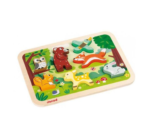 Chunky puzzle forêt