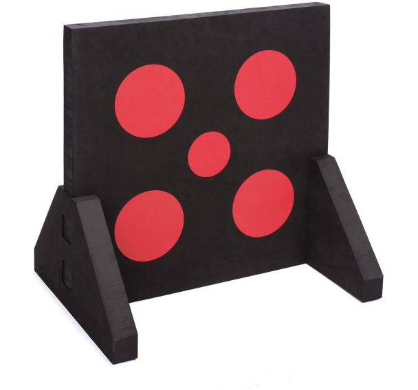 Cible avec Zone à Sortir 5 Ronds rouge