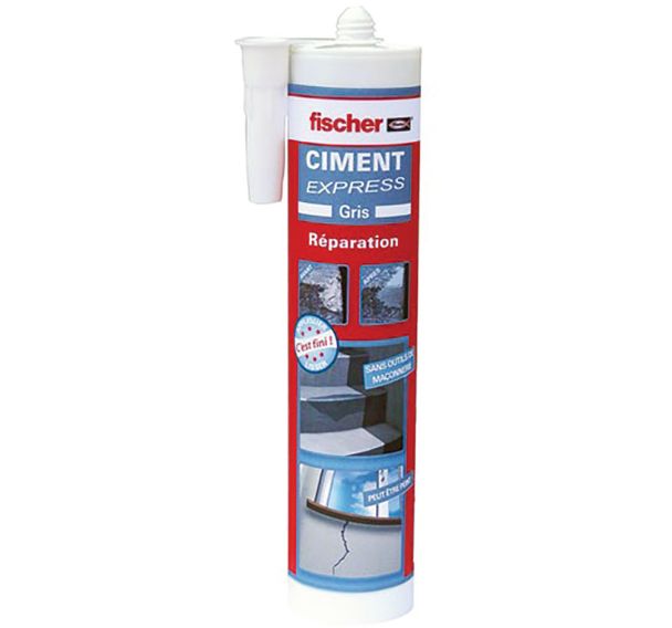 Ciment express cartouche 310ml gris