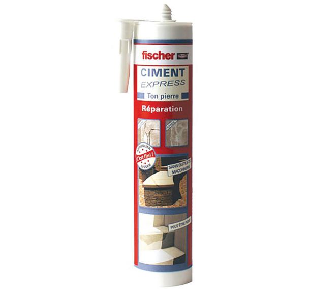 Ciment express cartouche 310ml ton pierre