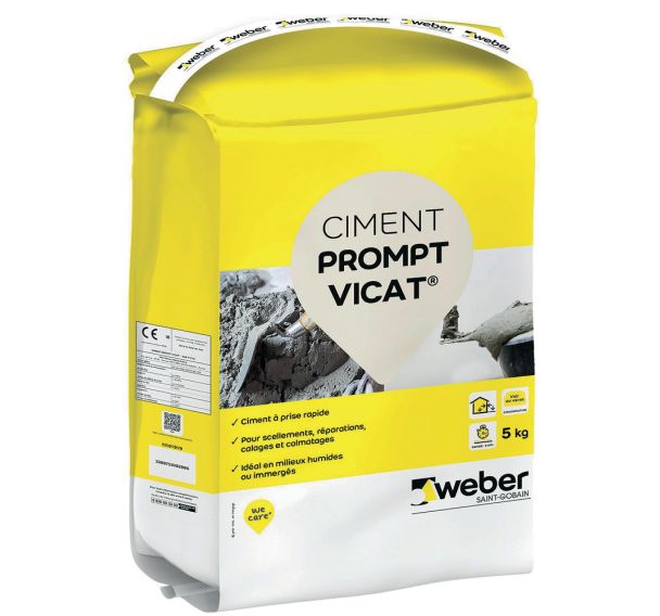 Ciment prompt vicat - Weber 5 kg