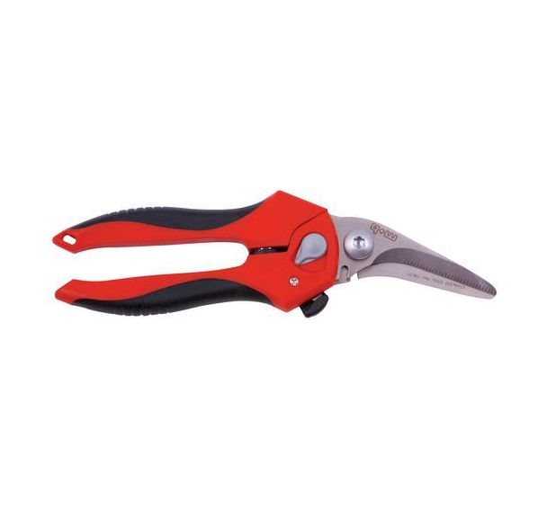 Cisaille coupe-tout courbee bi-mat