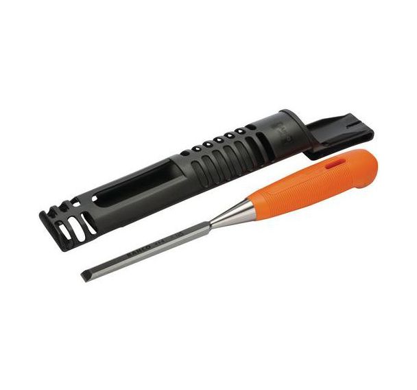 Ciseau à bois manche polypropylène orange - Bahco