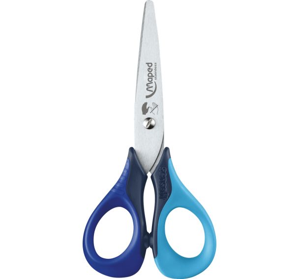 Ciseaux  13 cm pour gauchers Sensoft Maped