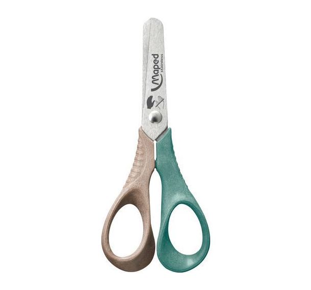 Ciseaux bouts ronds vivo gaucher 12 cm 50% de fibres de bois