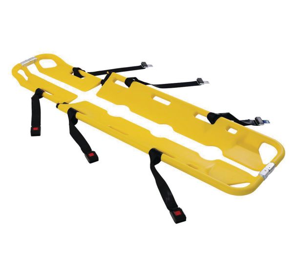 Civière de relevage plastique jaune