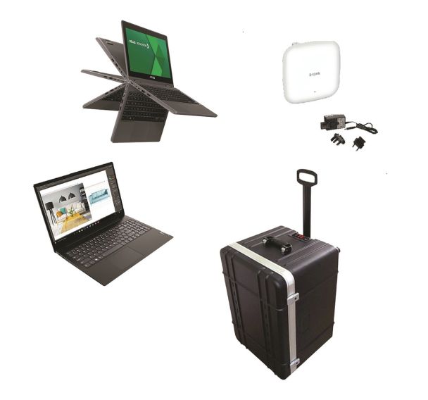 Classe mobile 6, 10 ou 16 portables  + PC 15,6'' en valise - Acer