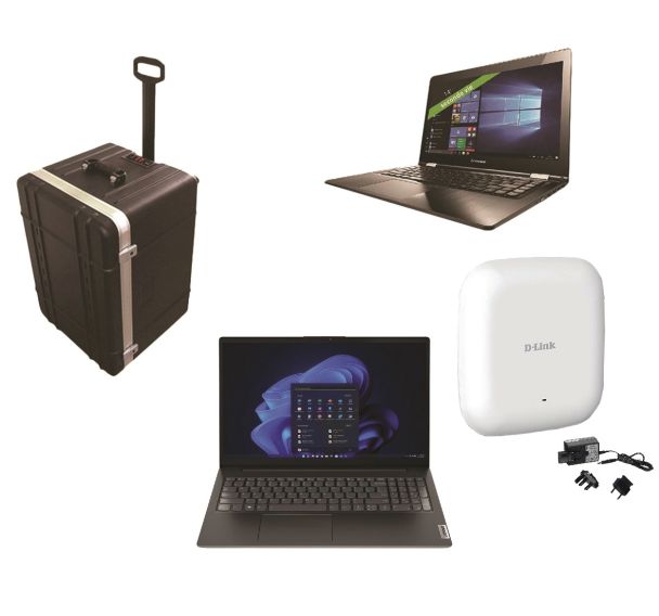 Classe mobile 6 PC portables 14'' seconde vie + PC 15.6'' en valise ITCase