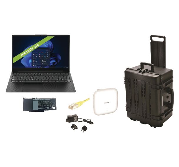 Classe mobile 6 ou 11 PC portable seconde vie + 1 PC maitre en valise