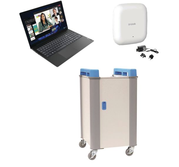 Classe mobile compacte 16 portables 15,6'' en chariot 16V - Lenovo