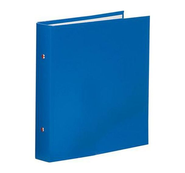 Classeur 17x22 cm couverture plastique 2 anneaux 30 mm - Purple