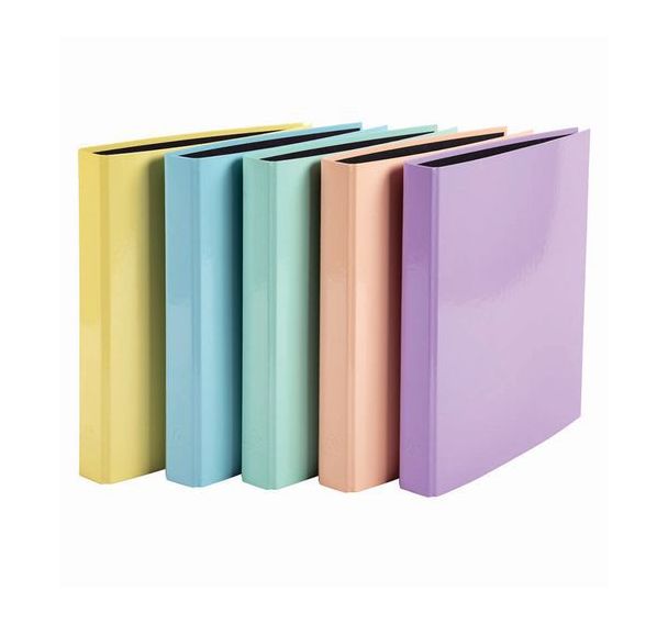 Classeur 4 anneaux en D 25mm Aquarel - A4 assorties