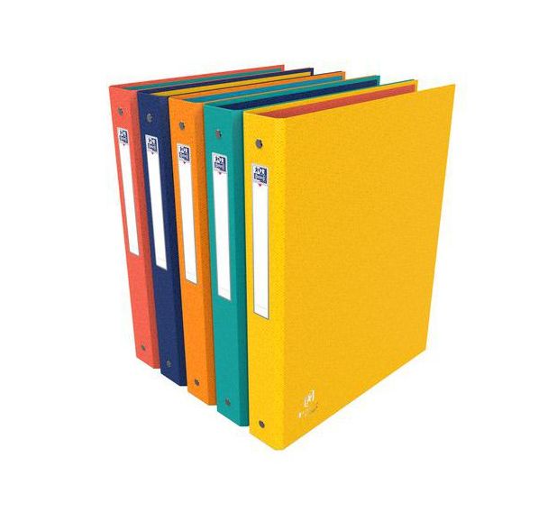 Classeur Bicolor - A4 dos de 40 mm - assortis - Oxford