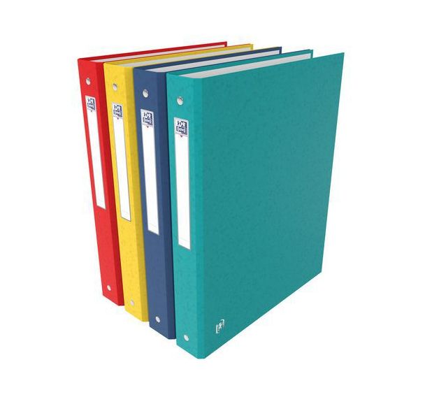 Classeur Bicolor - A4 dos de 40 mm - assortis - Oxford