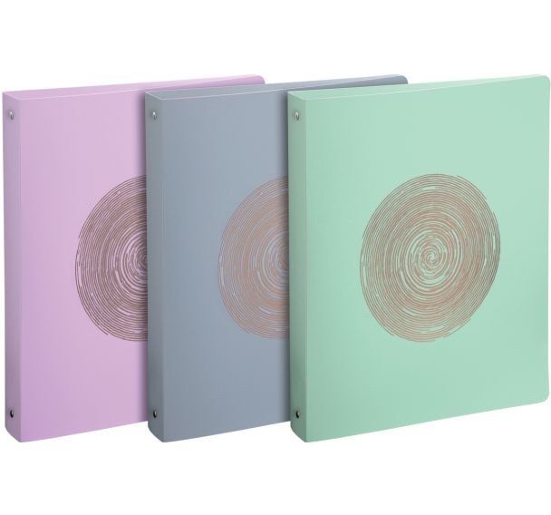 Classeur Ellipse A4 maxi - lot de 12 - couleurs assorties - Exacompta