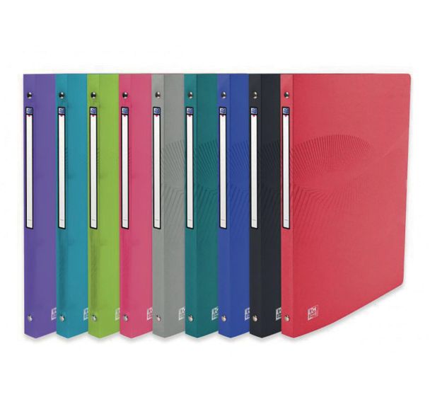 Classeur Osmose A4 Dos 20mm 4 Anneaux Ronds Couverture Polypro Coloris Assortis