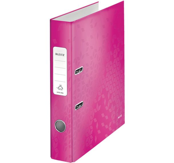 Classeur à levier carton pelliculé Wow - Leitz