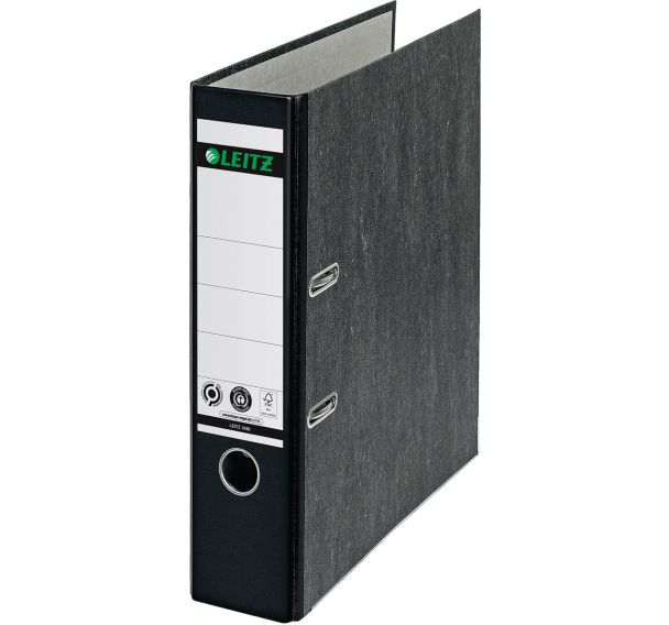 Classeur à levier en carton- format A4 -Dos 80 mm - Leitz - Lot de 20