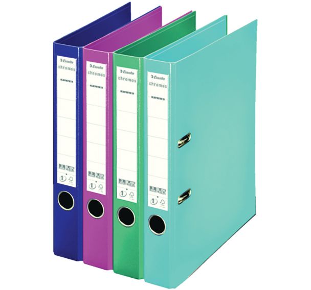 Classeur à levier en polypropylène A4 - Dos 80 mm - Esselte - Lot de 10