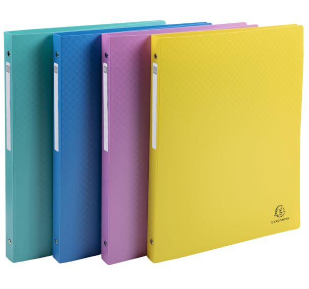 Classeur cahier Forever Young en plastique recyclé 4 anneaux