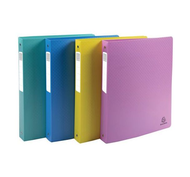 Classeur en polypropylène à 4 anneaux A4 maxi