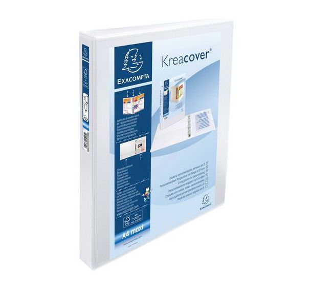 Classeur polypropylène personnalisable Kreacover - 2 anneaux