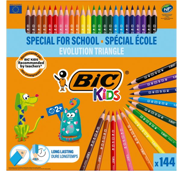 Classpack 144 crayons de couleurs Bic