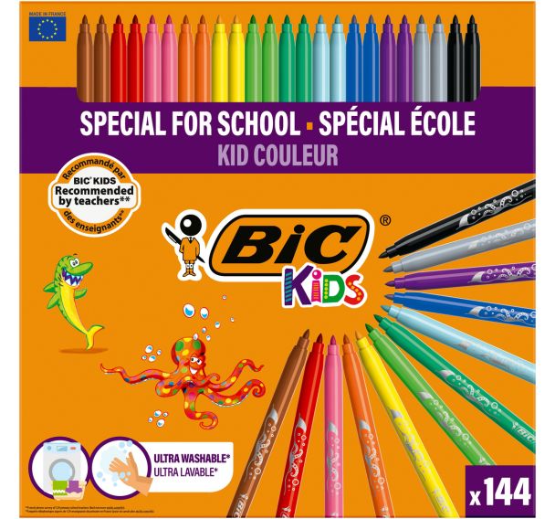 Classpack 144 feutres Bic Kids.