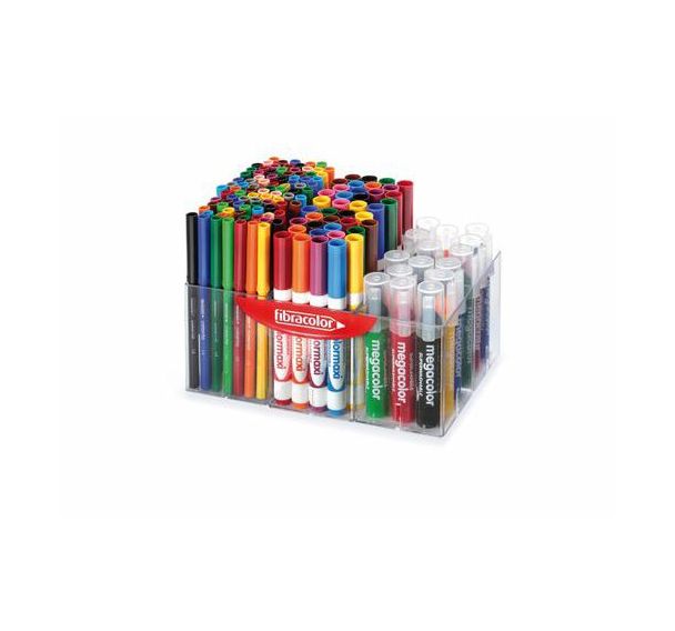 Classpack 145 feutres dessin pointes assorties