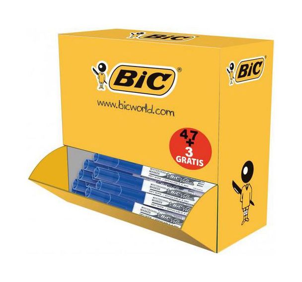 Classpack 50 feutres Velleda pointe ogive moyenne bleu