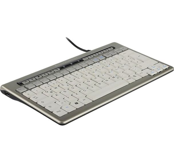 Clavier compact slim S-Board 840 USB sans pavé numérique