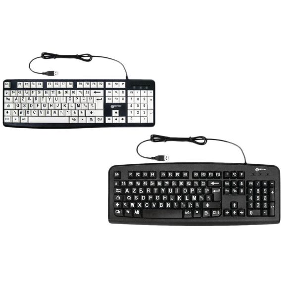 Clavier confort visuel pour ordinateur - Geemarc