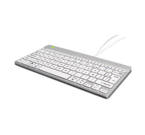 Clavier ergonomique R-Go Compact Break Azerty (FR) - blanc